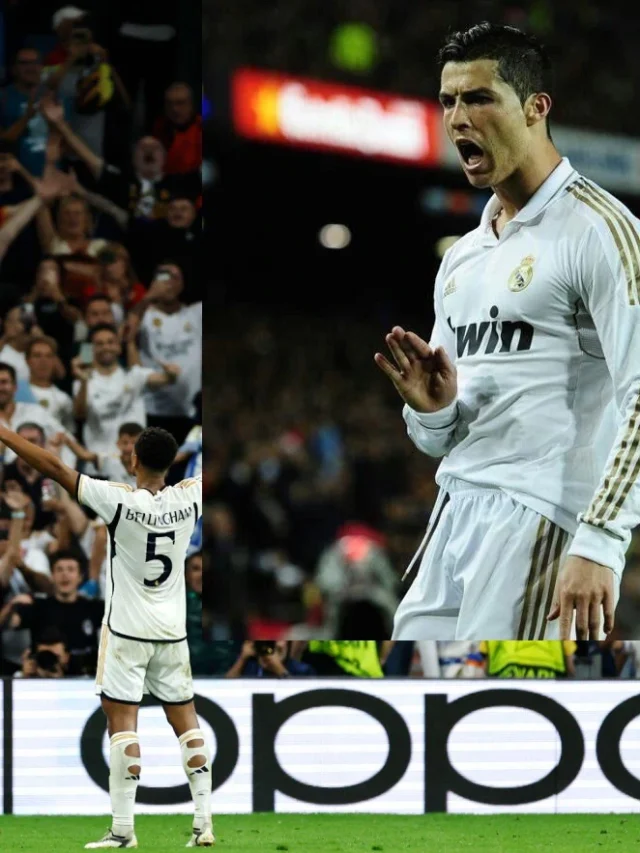 Jude Bellingham and Cristiano Ronaldo Calma Calma celebration
